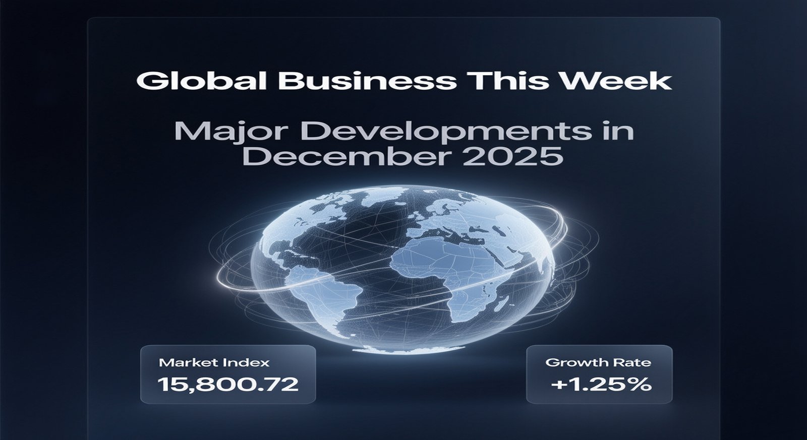 Global Business This Week: Major Developments in December 2025